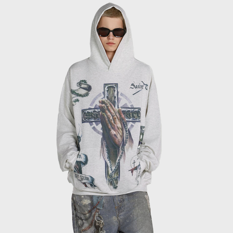 CROSS FLYING PIGEON HOODIE