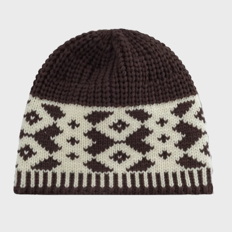 RETRO PATCHWORK BEANIE 4010