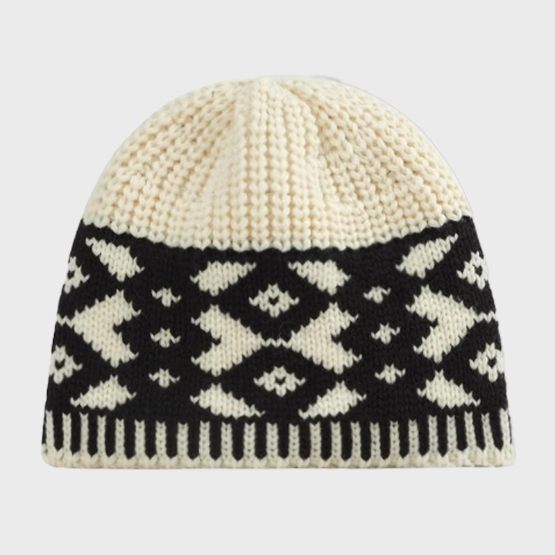 RETRO PATCHWORK BEANIE 4010