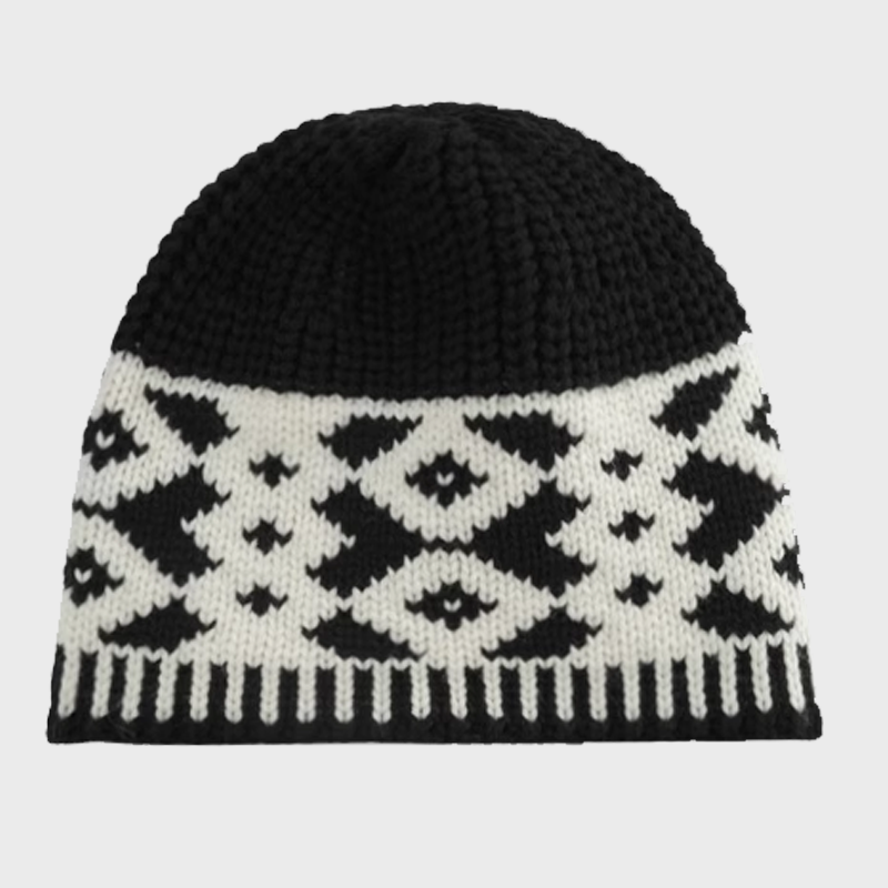 RETRO PATCHWORK BEANIE 4010