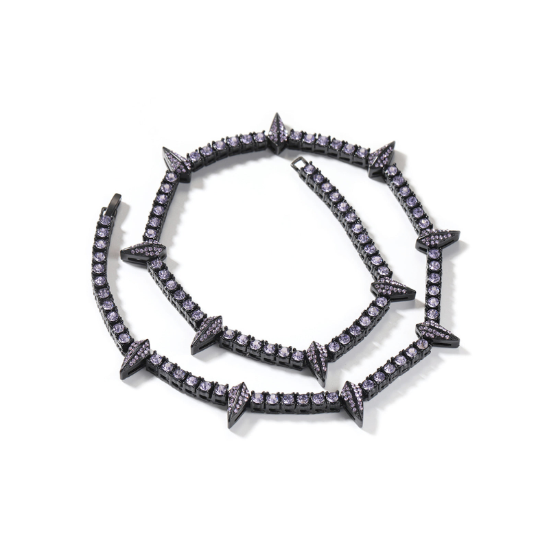 Alloy black panther Necklace