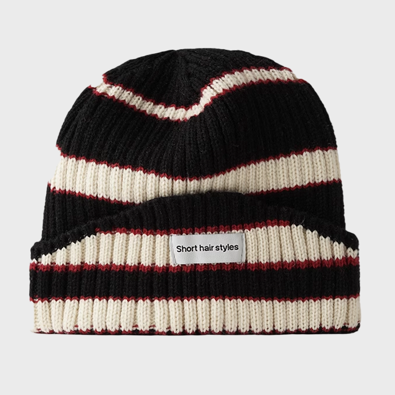 COLOR STRIPES DESIGN BEANIE 4013