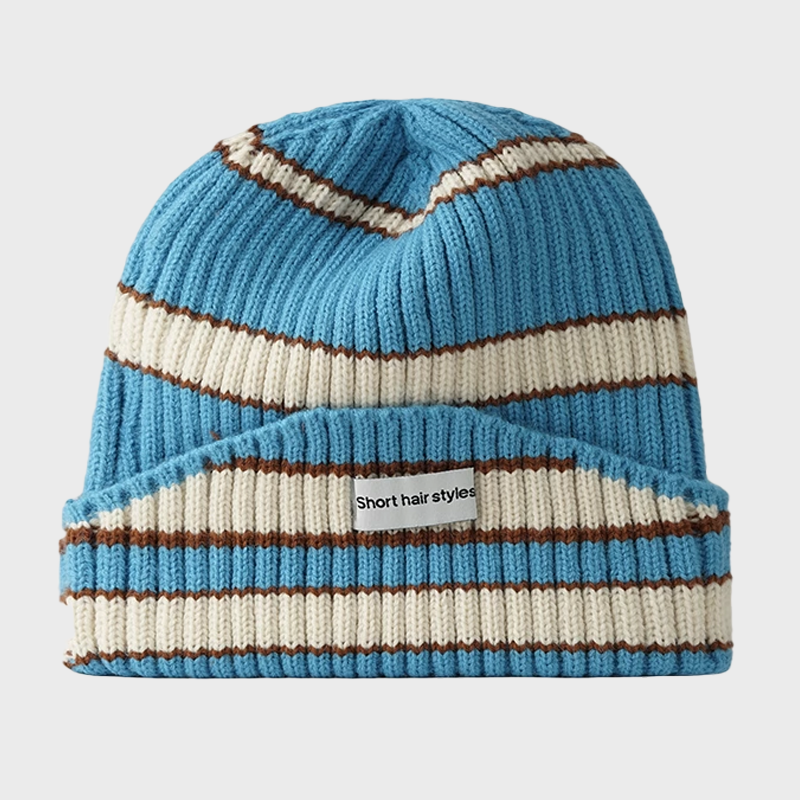 COLOR STRIPES DESIGN BEANIE 4013