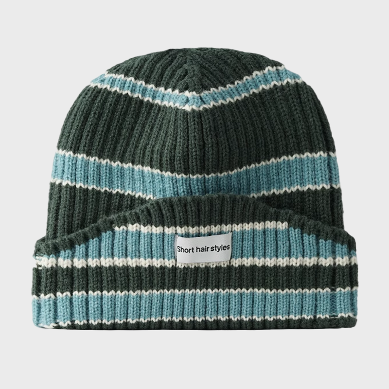 COLOR STRIPES DESIGN BEANIE 4013