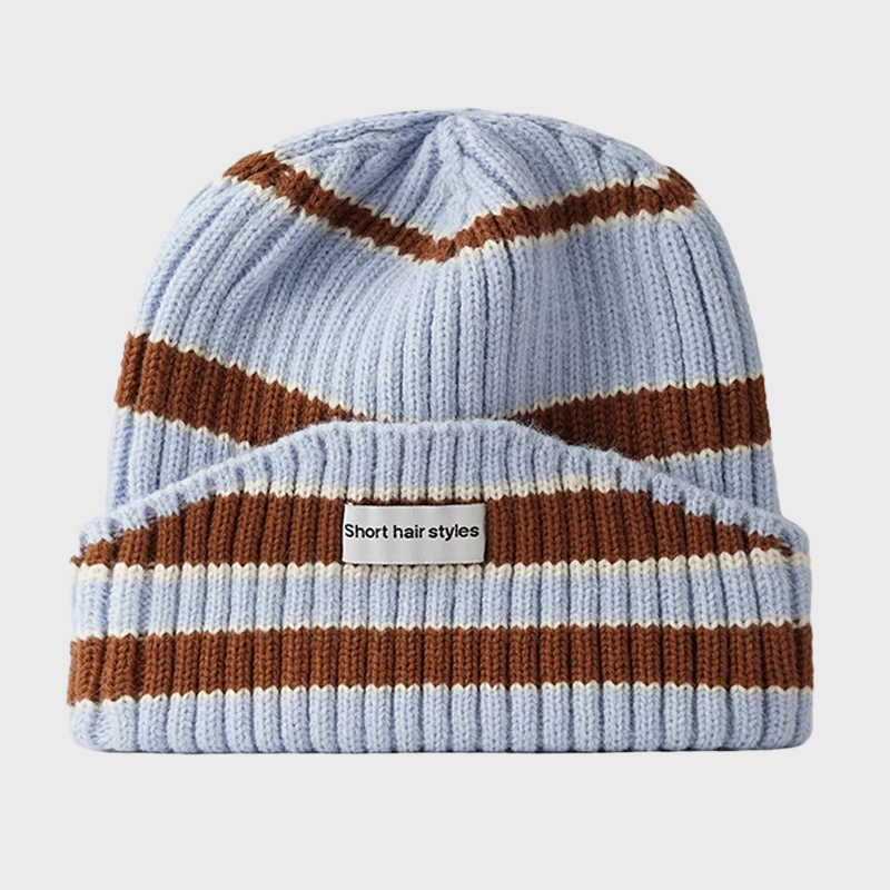 COLOR STRIPES DESIGN BEANIE 4013