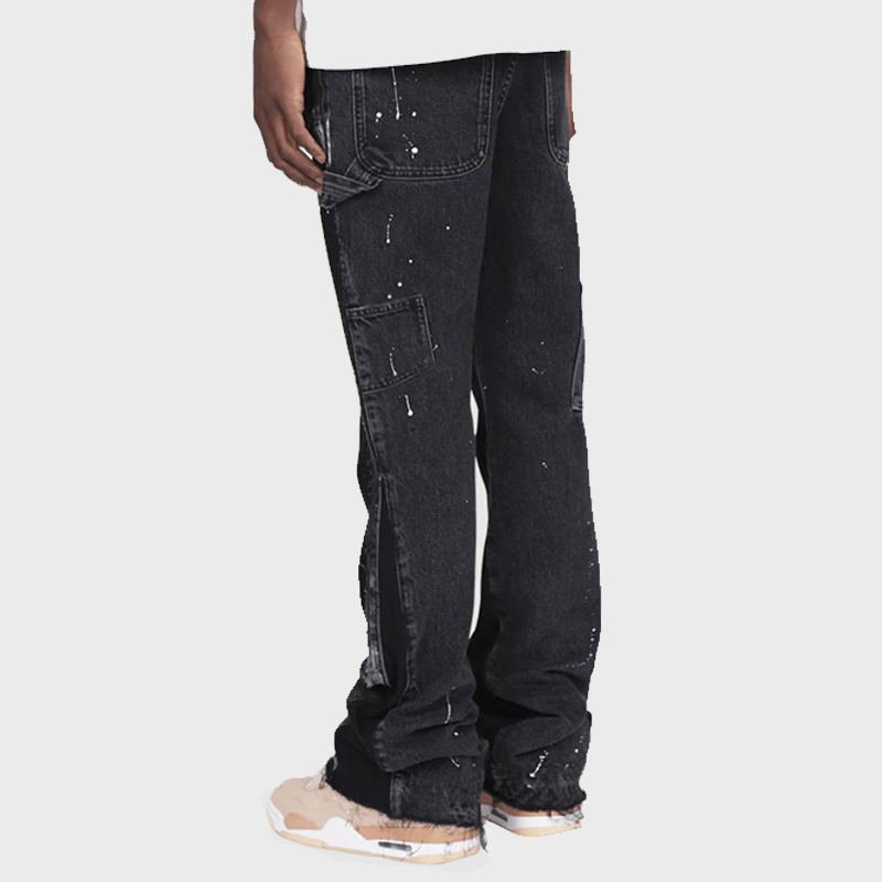 CONTRASTING COLORS SLIM FIT JEANS