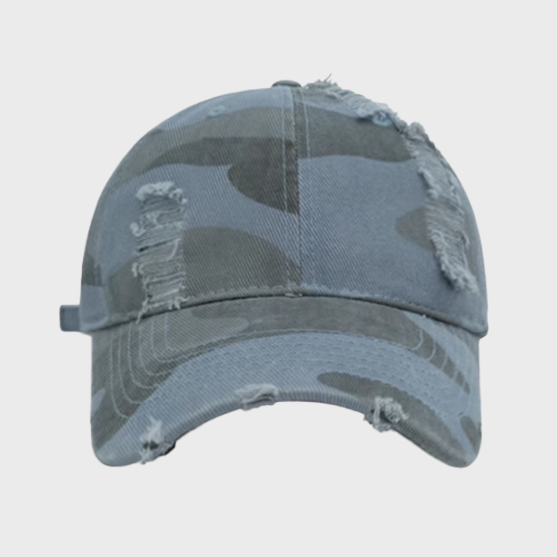 RIPPED CAMOUFLAGE CAP 4021