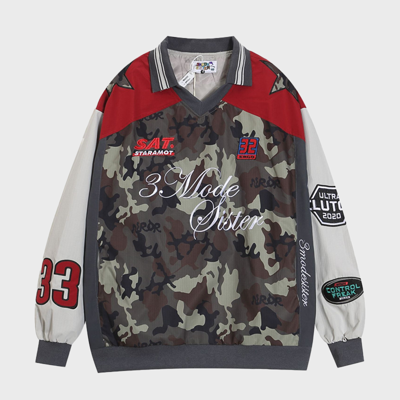 AMERICAN JERSEY CAMOUFLAGE LONGSLEEVE