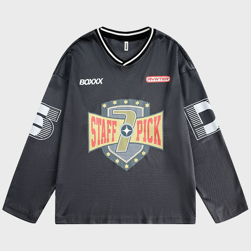 JERSEY HOLLOW OUT LONGSLEEVE