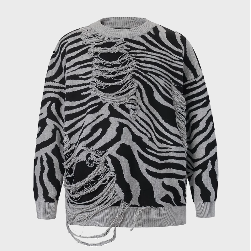 ZEBRA STRIPE KNITWEAR