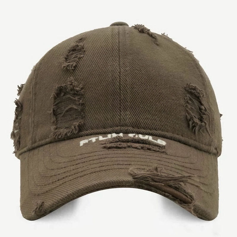 RIPPED BASEBALL CAP