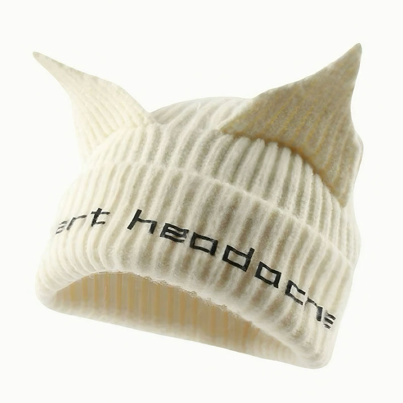 CAT EAR KNIT BEANIE