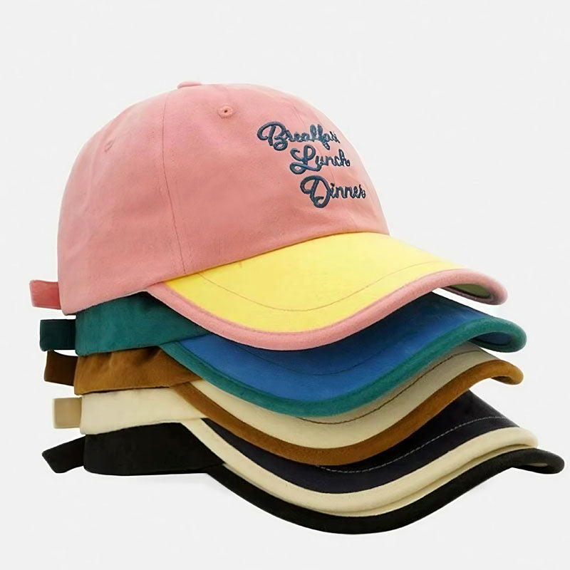 COLOR BLOCK BASEBALL CAP