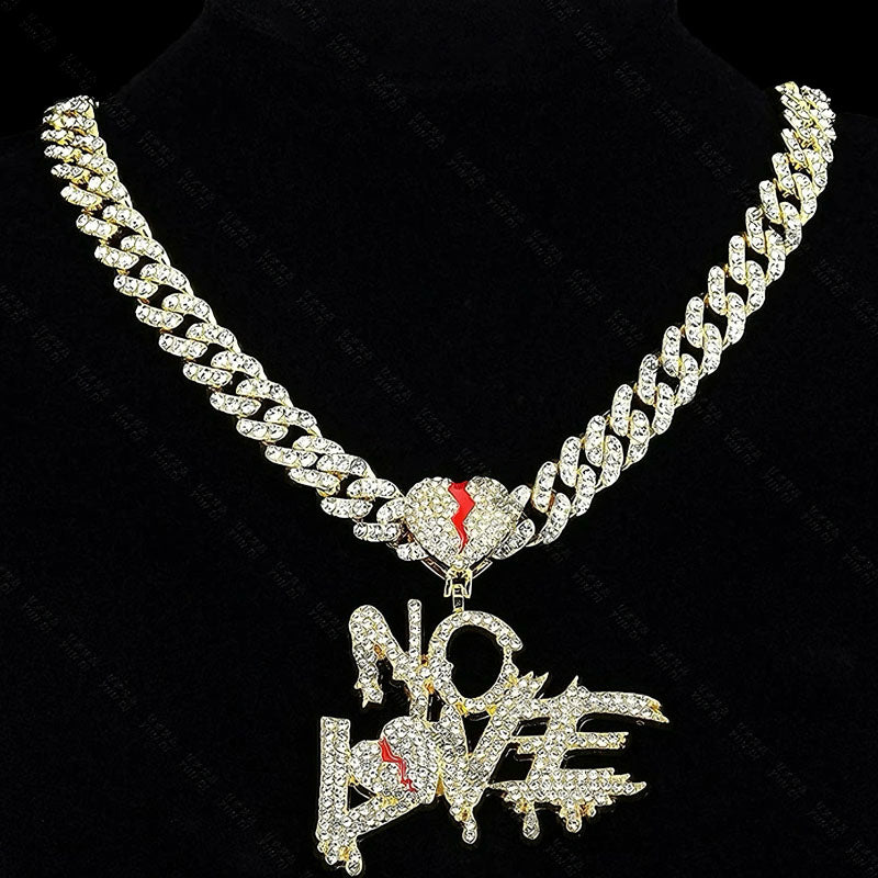 "NO LOVE" NECKLACE