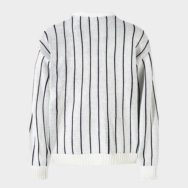 STRIPED OVERSIZED KNITWEAR