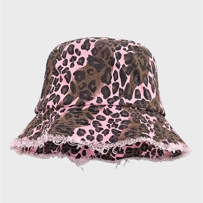 VINTAGE LEOPARD PRINT HAT 4035