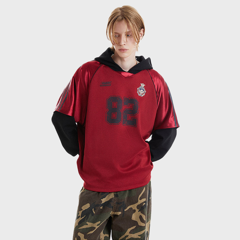 82 BASEBALL BAGGY HOODIE 1001