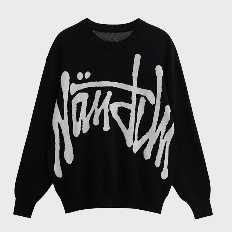 GRAFFITI MONOGRAMMED JACQUARD KNITWEAR