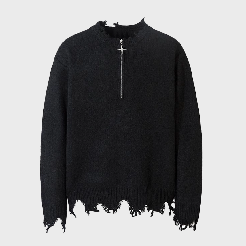 FRAYED EDGE KNITWEAR