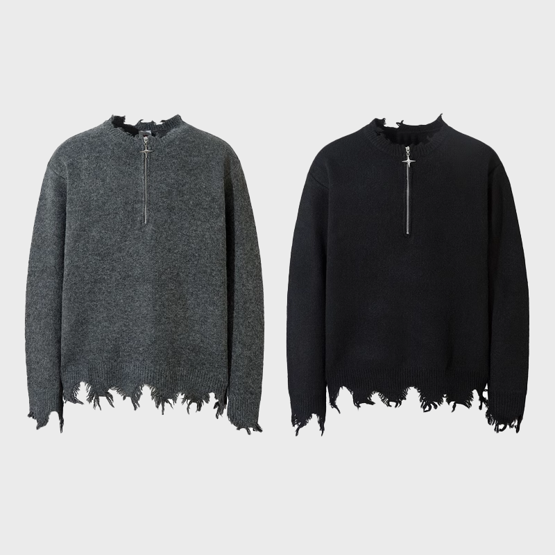 FRAYED EDGE KNITWEAR