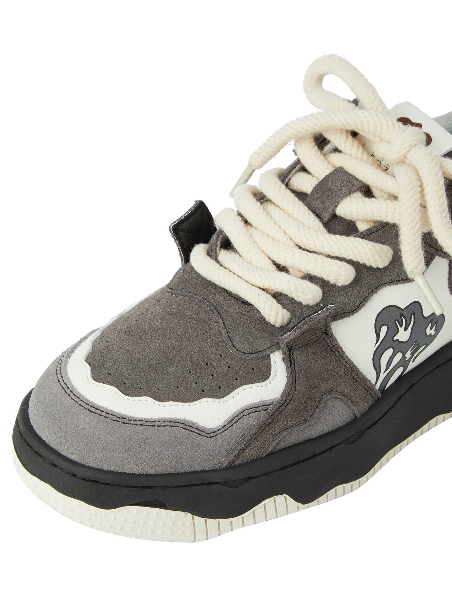 Monochrome Shadowwave Heavy-Duty Street Sneakers-1507