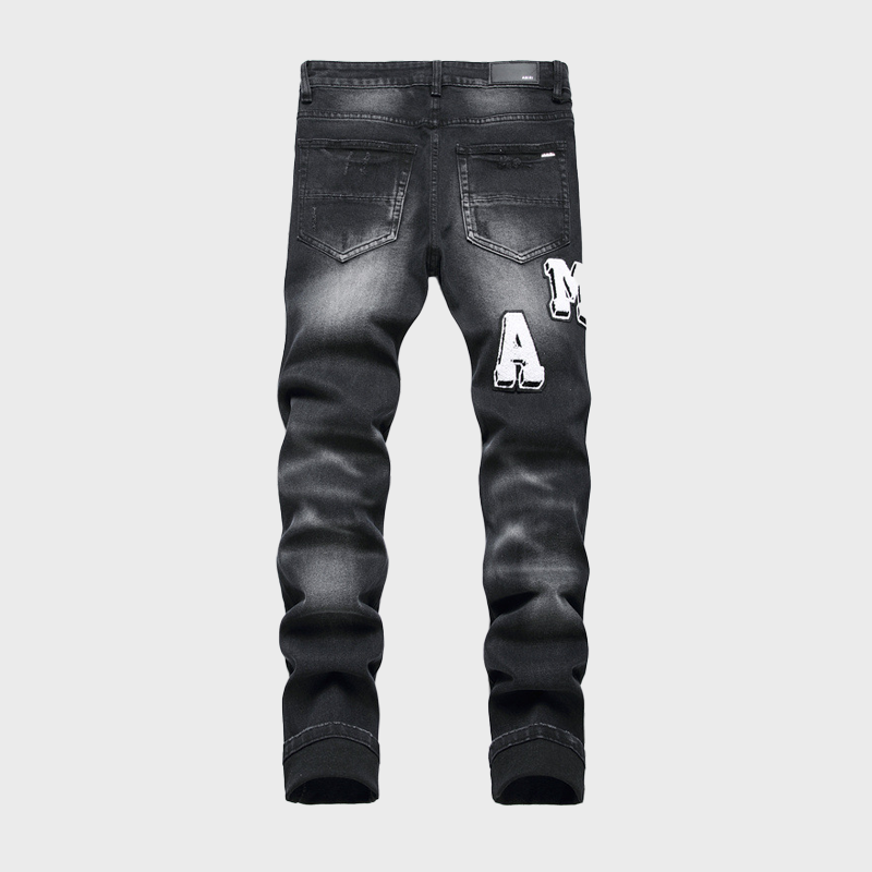 AMIRI PATCH SLIM FIT JEANS