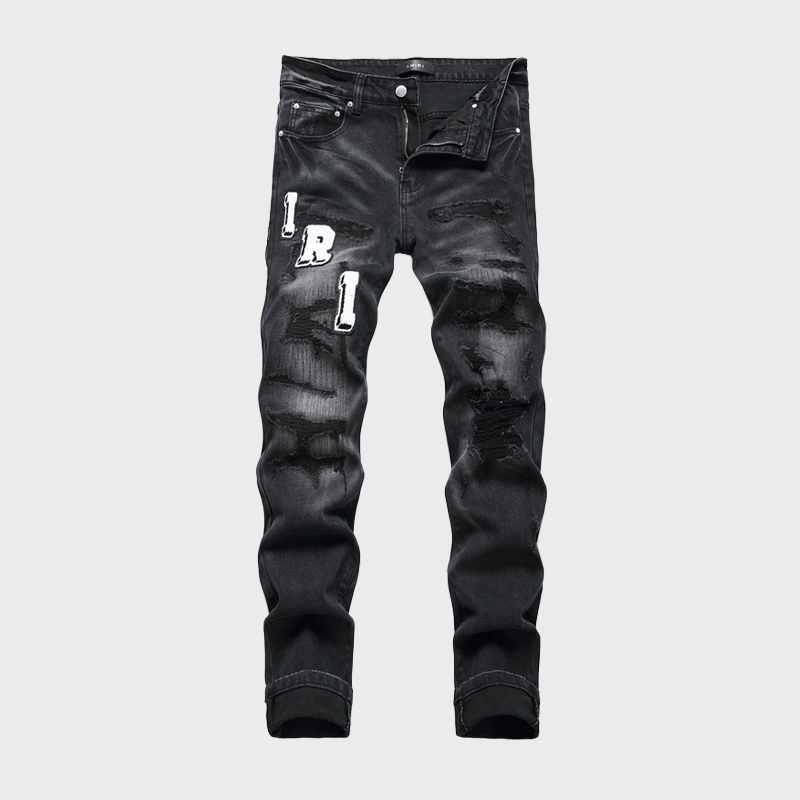 AMIRI PATCH SLIM FIT JEANS