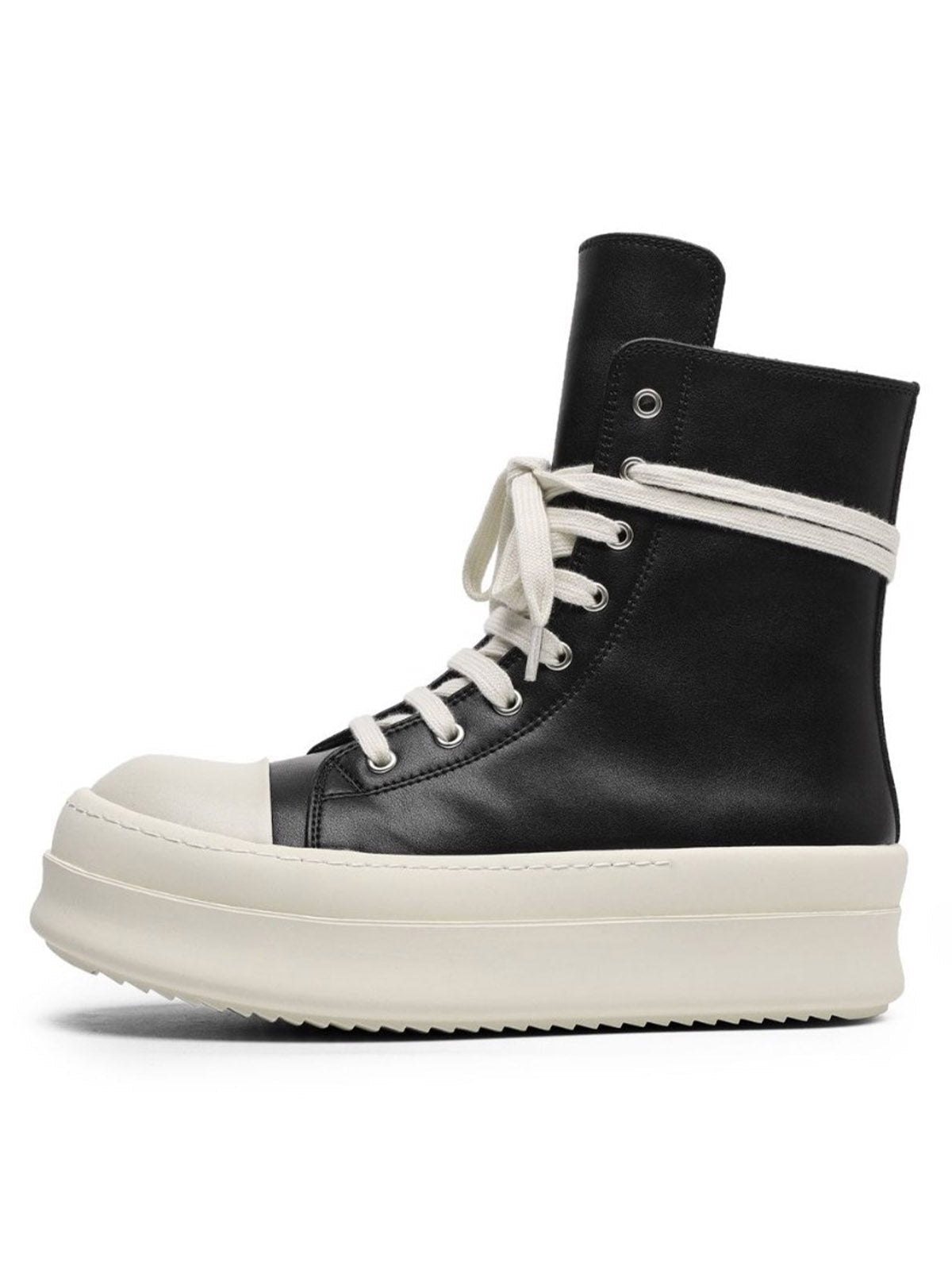 Thesupermade High-top Side Zipper Platform Sneakers