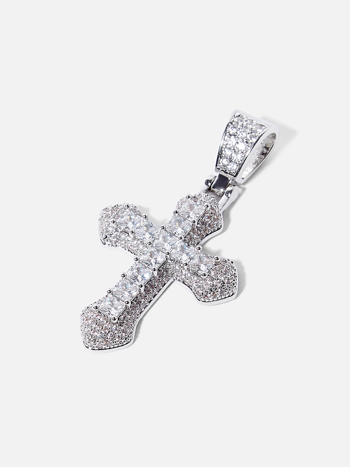 Full Pave Cross Necklace