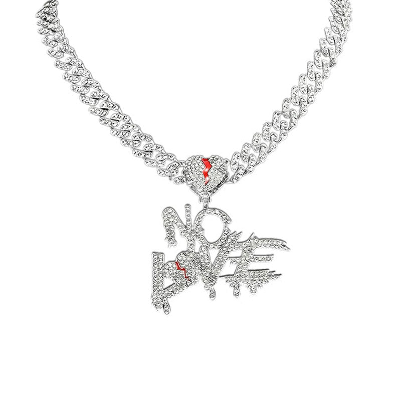 "NO LOVE" NECKLACE