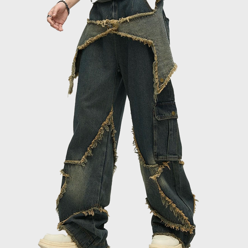 RAW EDGE STRAIGHT BAGGY JEANS 2001