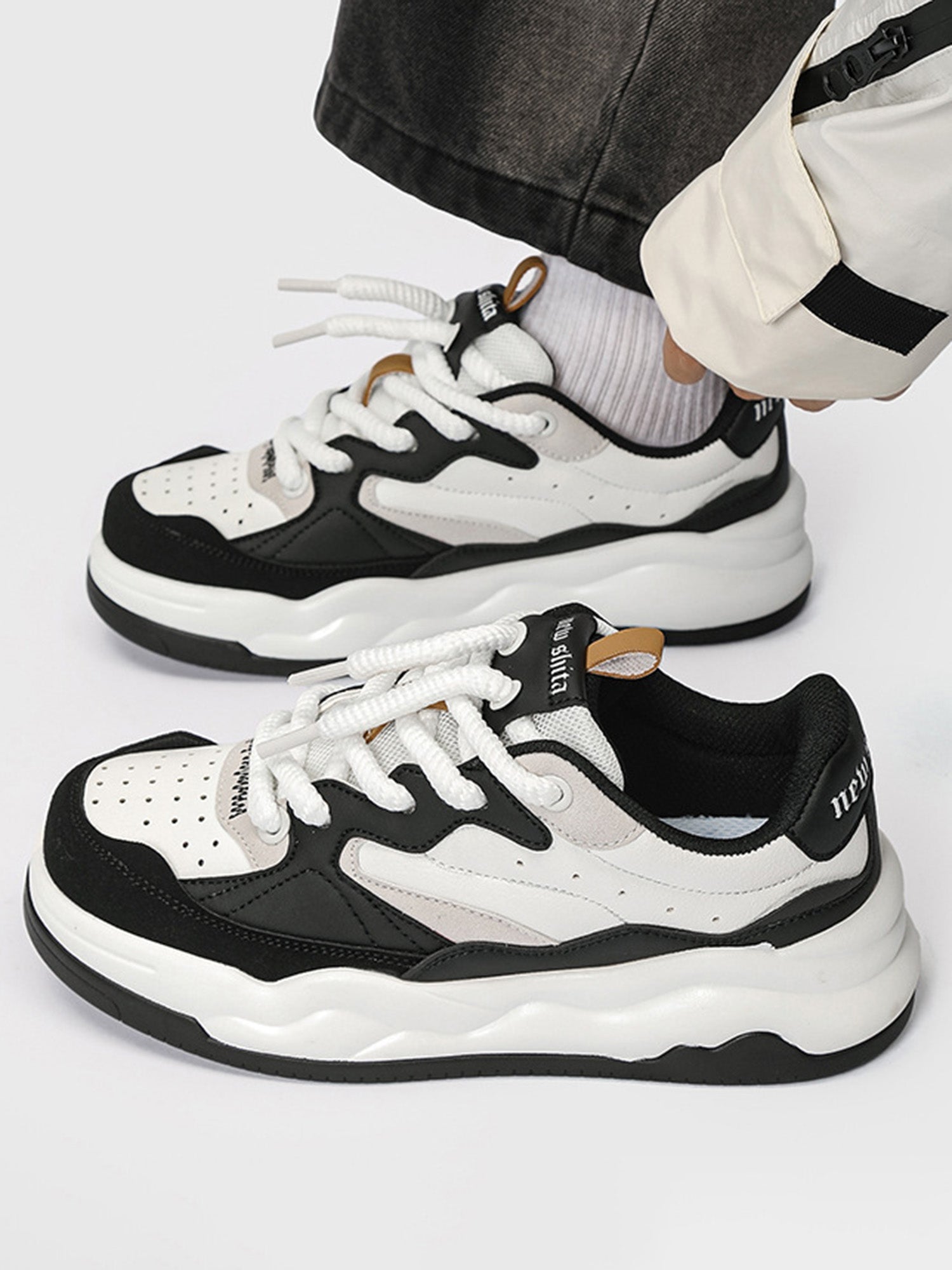 Panda Chunky Sole Sneakers 3003