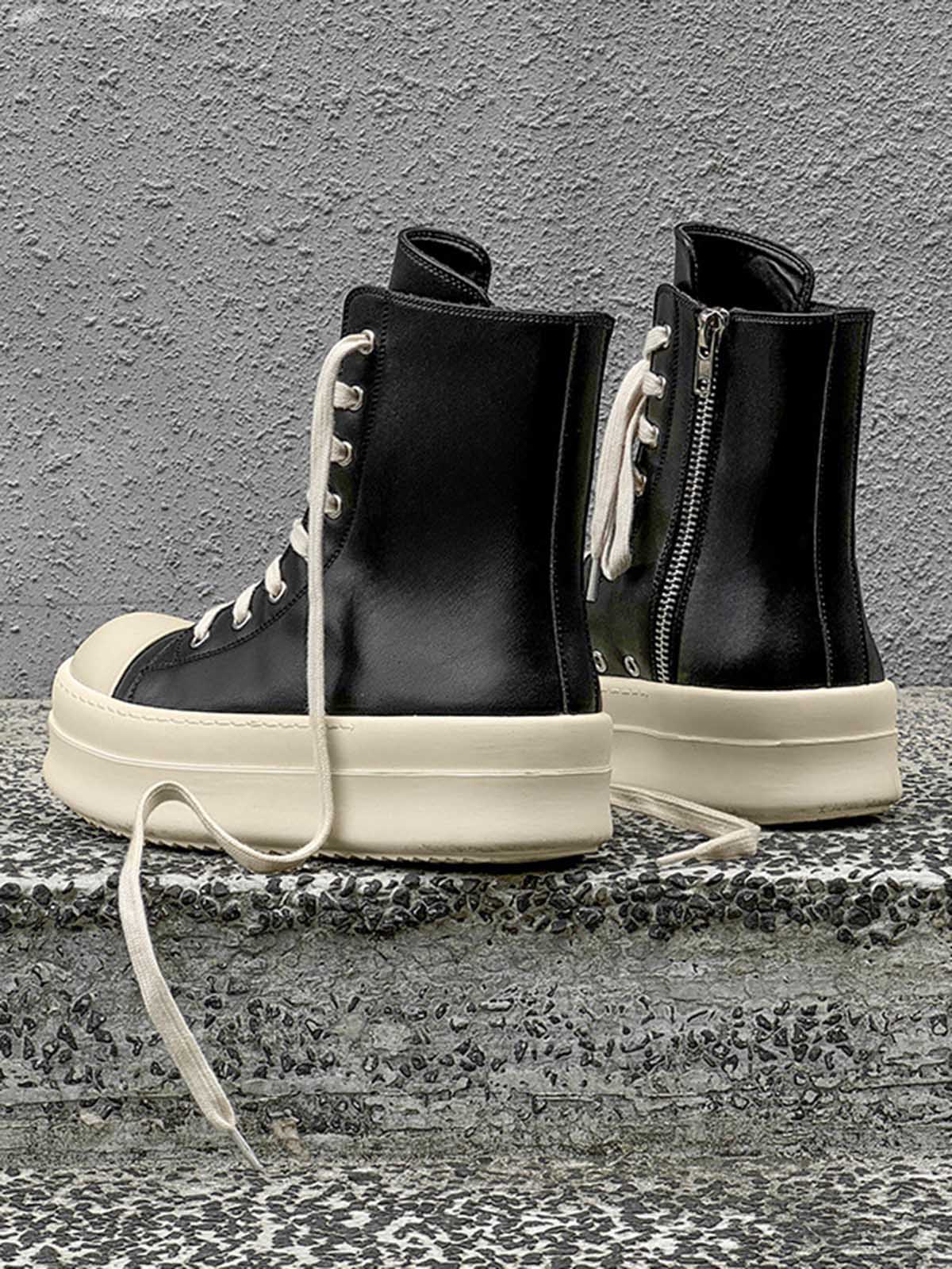 Thesupermade High-top Side Zipper Platform Sneakers